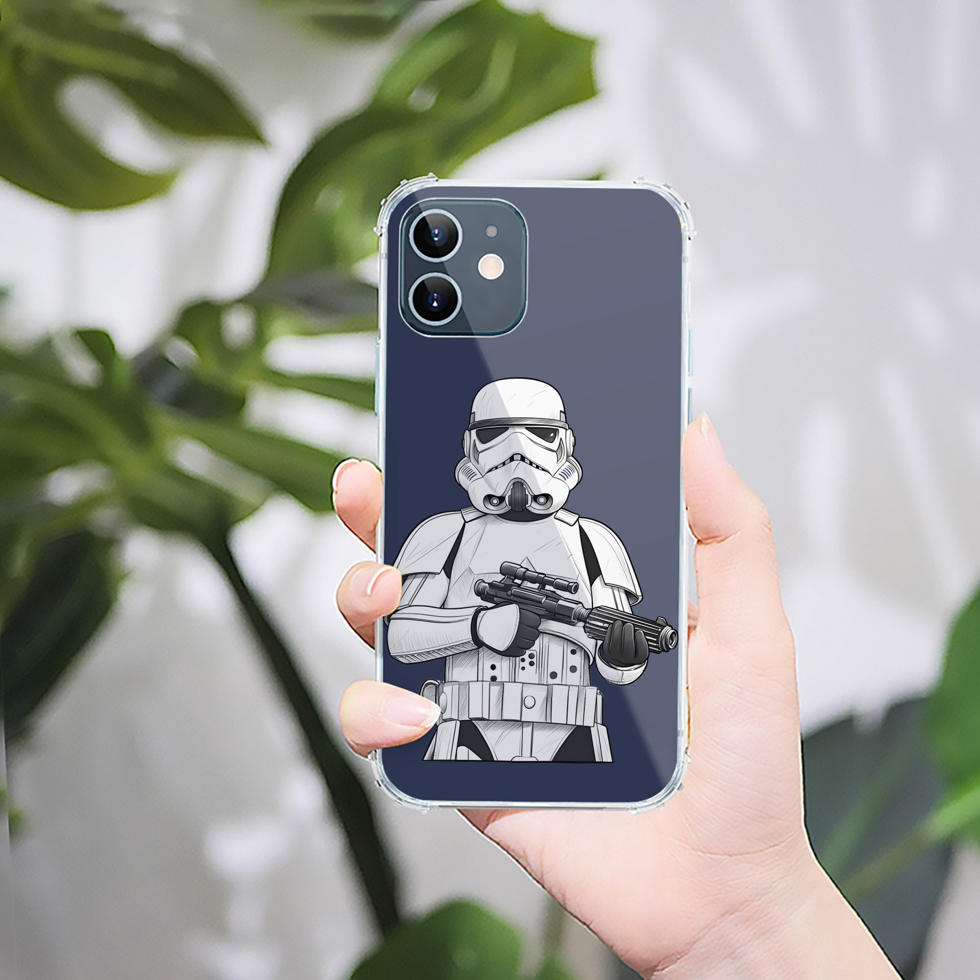 （画像用） スター・ウォーズ Star Wars 【iPhone 12シリーズ対応】透明スマホケース（クリアソフトケース）